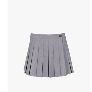 Sandy Liang Paris Skort size 0 Grey BNWT